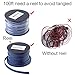 100ft - 1/2 inch PET Expandable Braided Sleeving – BlackBlue – Alex Tech Braided Cable Sleeve