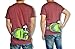 Waist Pack Fanny Pack Bum Bag Hip Pack Running Bag Waist Bag Running Belt Sack Water Resistant with Bottle (Not Included) Holder for Hiking Camping Dog Walking nylon fabric multicolored - by LC Prime