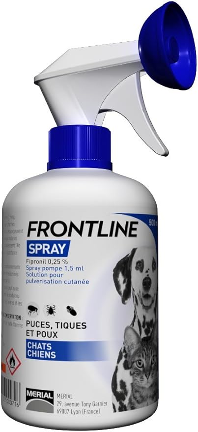 Frontline Spray Anti Puces Et Anti Tiques Pour Chien Et Chat 500ml Amazon Fr Animalerie Frontline Spray Anti Puces Et Anti Tiques Pour Chien Et Chat 500ml Amazon Fr Animalerie