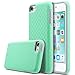 ULAK iPod Touch 6 Case,iPod Touch 5 Case, Slick Armor Slim-Protection Case for Apple iPod Touch 6 5th Generation (Green)