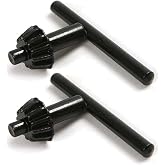 Universal Drill Chuck Keys, 5/8", 2Pcs | 16mm, Cemented Carbide, For Drilling Power Tools, Replacement Chuck Key