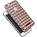 GBSELL Crystal Diamond Plating Clear Rubber Soft TPU Cover Case For iphone 6 /6s (Rose Gold )