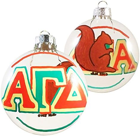 Two-Sided Alpha Gamma Delta Disc Ornament