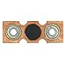 Anself Fidget Hand Finger Spinner Spin Widget Focus Toy EDC Pocket Desktoy Rectangle Wooden Gift for ADHD Children Adults