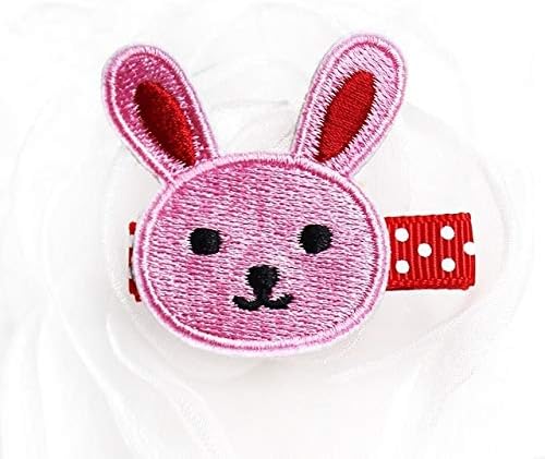 Utini 1 PCS Lovely Cartoon Animal Flowers Hair Clips Baby Exquisite Embroidery Girls Hair Accessories Children Headwear Kids Hairpins - (Color: 10)