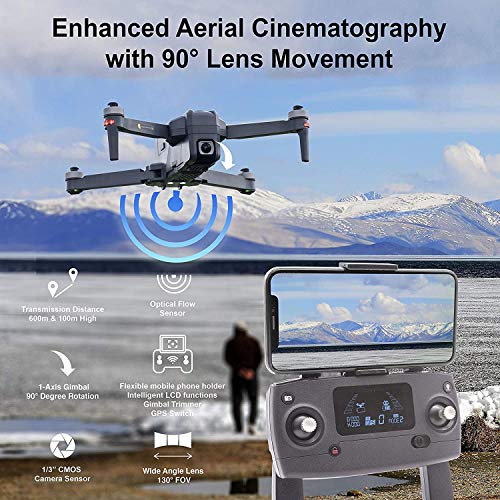 Bugs 12 Eis Drohne mit 4K-Kamera für Erwachsene, 22-66 Minuten Flugzeit, langsamer Geschwindigkeits-Stativ-Modus, 1… – Bild 3