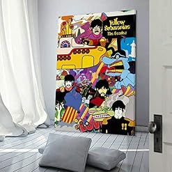 XYDQ The Beatles Yellow Submarine Toile Art Poster et Art Mural Impression Moderne Décoration Chambre de Famille Poster… - Les Beatles, Paul McCartney, John Lennon, RIngo Starr, George Harrison XYDQ The Beatles Yellow Submarine Toile Art Poster et Art Mural Impression Moderne Décoration Chambre de Famille Poster… – Image 3