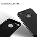 iPhone 7 Case, MINIMALISM 2 in 1 Ultra Thin and Slim TPU Shockproof Protective Case Coated Carbon Fiber Finish Surface with PC Hard Frame for Apple iPhone 7 (4.7')(2016) - Black