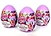 3 My Little Pony Surprise Eggs with My Little Pony Toy, Sticker, and Candy Inside
