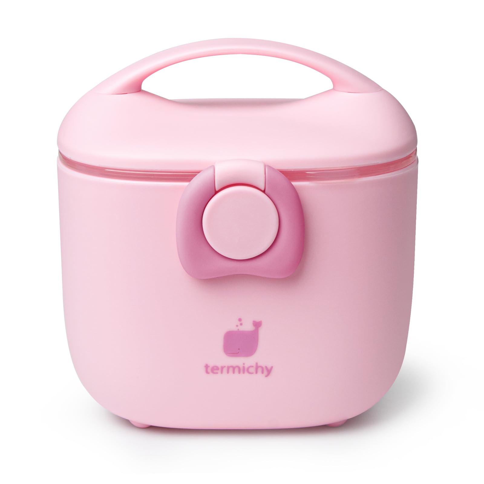 Photo 1 of Termichy Baby Formula Dispenser, Portable Milk Powder Dispenser Container with Carry Handle and Scoop for Travel Outdoor Activities with Baby Infant, 8.8OZ, 0.55LB, 250g (Light Pink)