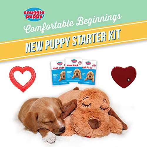 Snuggle Puppy New Puppy Starter Kit Heartbeat Stuffed Toy for Dogs