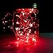 Yitee 6 PCS 6 Colors LED String Light, Battery Powered 20 Micro Starry LED Silver Copper Wire Lights, Best for Home Party Mason Jar Bottle Decor Mood Lights Mother's Day Gifts Decoration