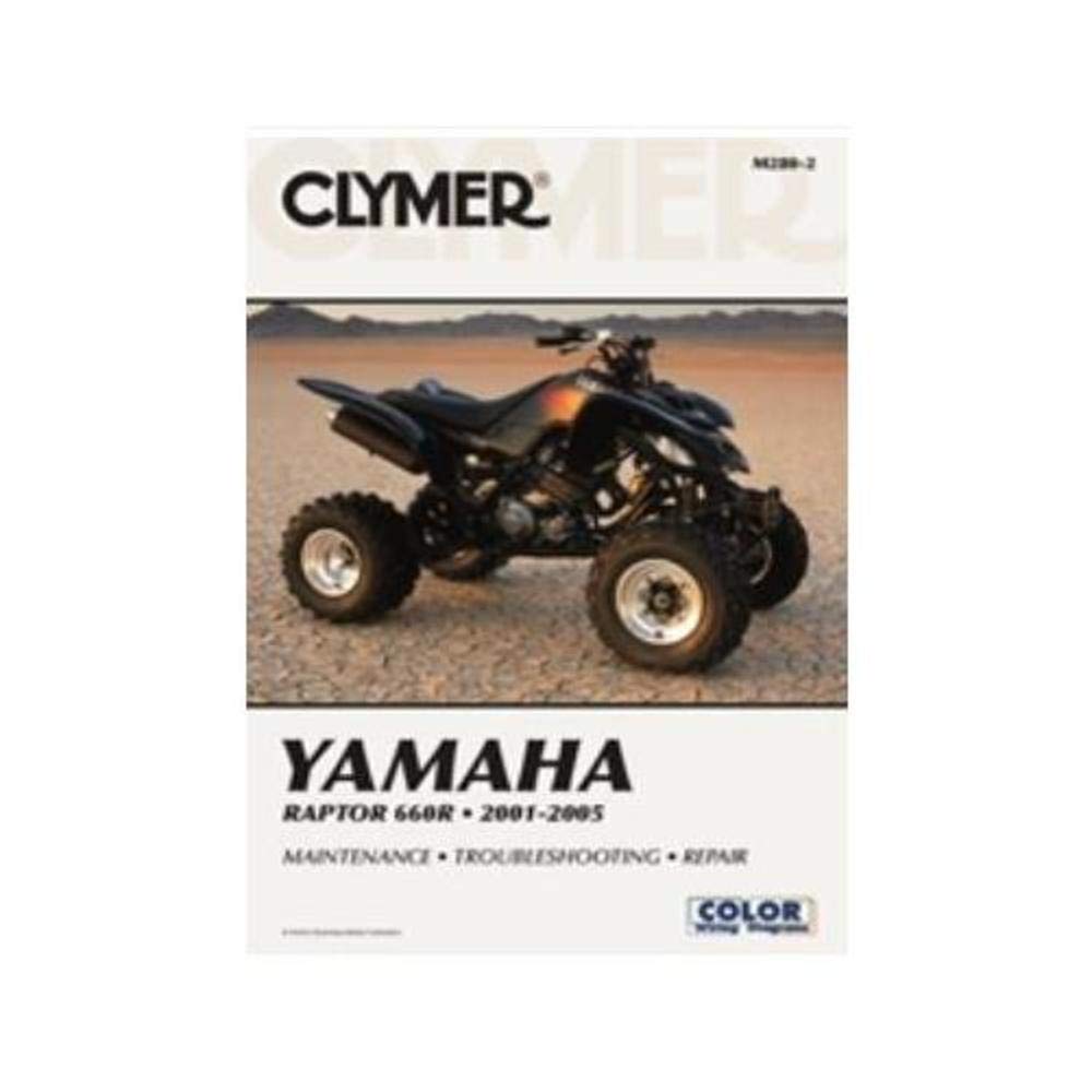 Amazon.com: 01-05 YAMAHA RAPTOR660: Clymer Service Manual: Manufacturer:  Electronics