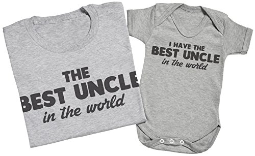 I Have The Best Uncle In The World - Maak een set - Gecoördineerde cadeauset voor vader en baby - oom-T-shirt en… - Image 8