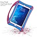 iPad Mini Case, Vakoo iPad Mini 3 2 1 Case Kids Proof Shockproof Drop Proof Soft Silicone Portable Light Weight Handle Case Cover for iPad Mini 3, iPad Mini Retina Display and iPad Mini (Pink/Blue)
