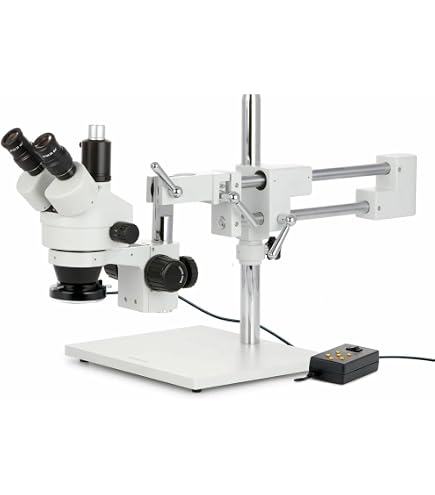 Amazon.com: AmScope SM-4T-80S Trinocular Stereo Zoom Microscope