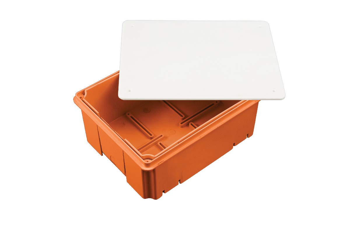 Lightning Protection Box Junction Box Installation Box Expandable 210 x 165 x 80/150 mm + Device Screws