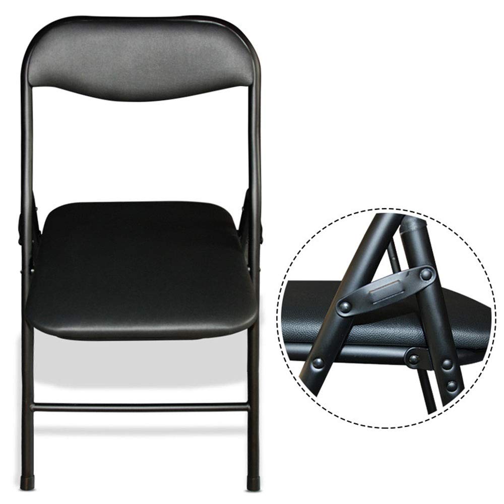 Everaie Mobel Klappstuhl Aus Verspanntem Metall Gepolsterter Klappstuhl Aus Schwarzem Metall Klappbarer Liegestuhl Fur Den Garten Farbe Schwarz Grosse 97x30x45cm Schulmobel Bildungs Schulbedarf Schulmobel