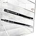 Ikee Design Acrylic 6-Shelf Office Desk Organizer, Caddy Organizer Racks for Office or Teacher Supplies, 9 1/2