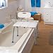 Aquasense Adjustable Bath and Shower Transfer Bench with Reversible Backrest