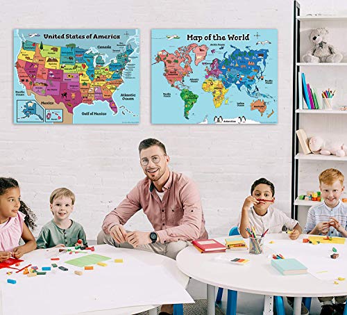 2 World+Laminated+Classroom+Posters+Perfect