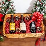 Green Leaves Honey Wicker Basket Kit Gift Hamper Red Packaging view 2