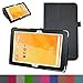 Acer Iconia One 10 B3-A20 Case,Mama Mouth PU Leather Folio 2-Folding Stand Cover with Stylus Holder for 10.1