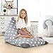 Aubliss Stuffed Animal Storage Bean Bag Chairs Cover, 50