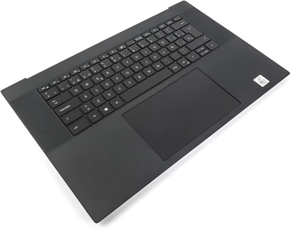 Dell XPS 9700 9710 Palmrest Touchpad Spanish Keyboard 00YK54 0GGG7M Renewed