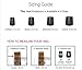 5-Pack High Heel Protector & Heel Repair Caps to Instantly Repair Shoe & Reduce Noise (Black,XS)