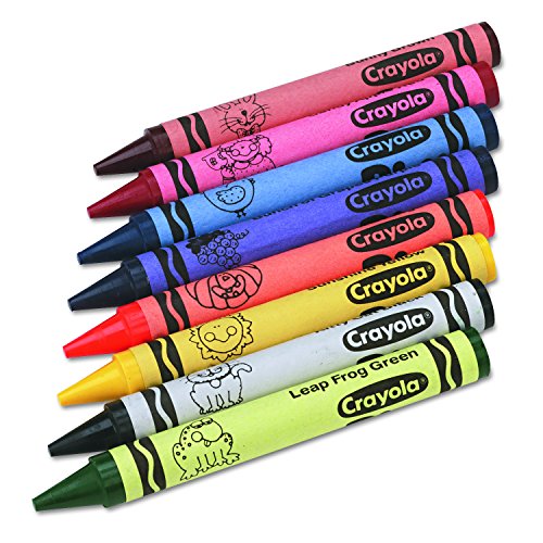 Crayola Jumbo Crayons Classpack, Toddler Crayons, 8 Colors, 200 Count