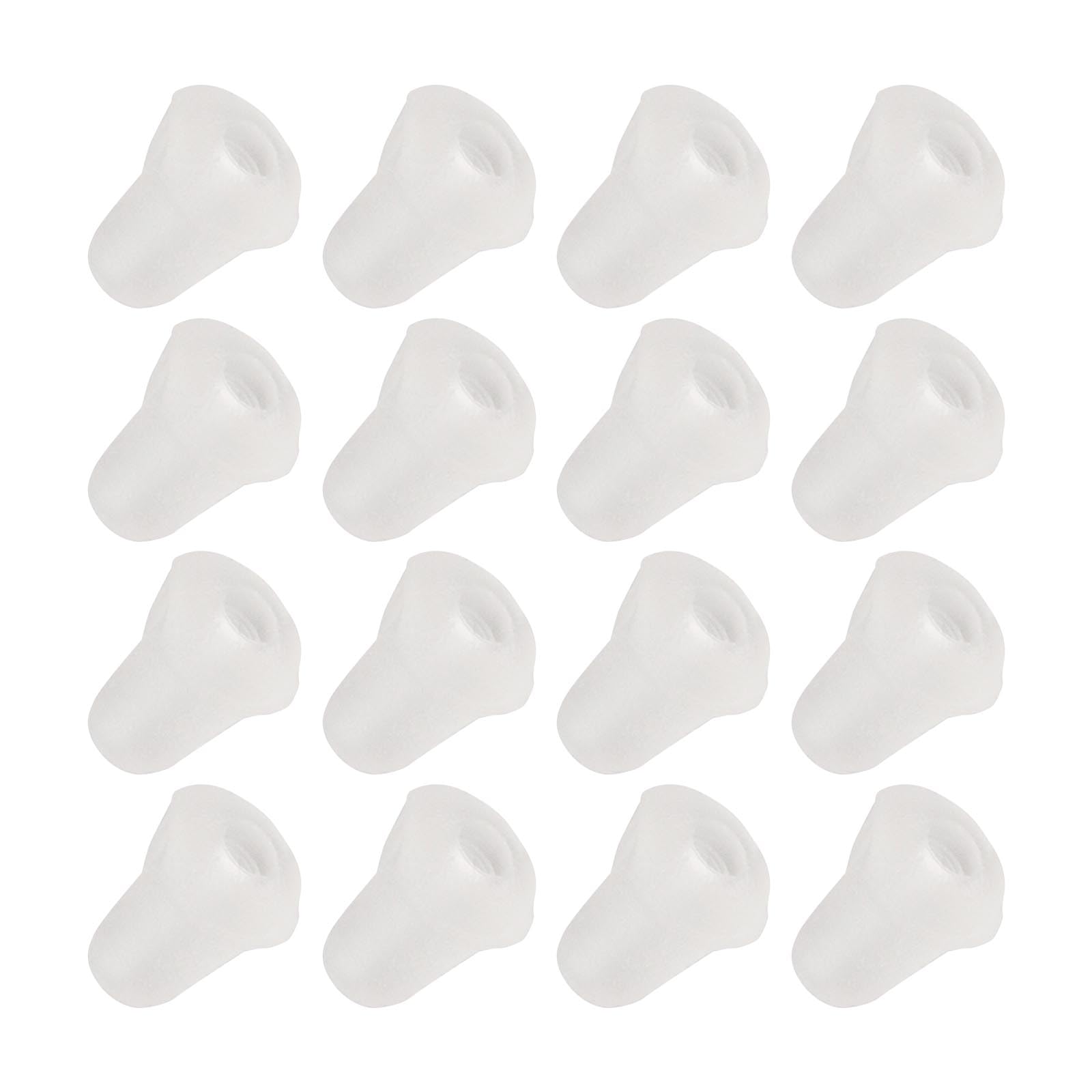 The Lord of the Tools 100Pcs Fishing Hook Bait Stop Hook Beads Stops Fishing Hook Stopper Plastic Fishing Hook Gear Bead Accessories Sport Supplies White