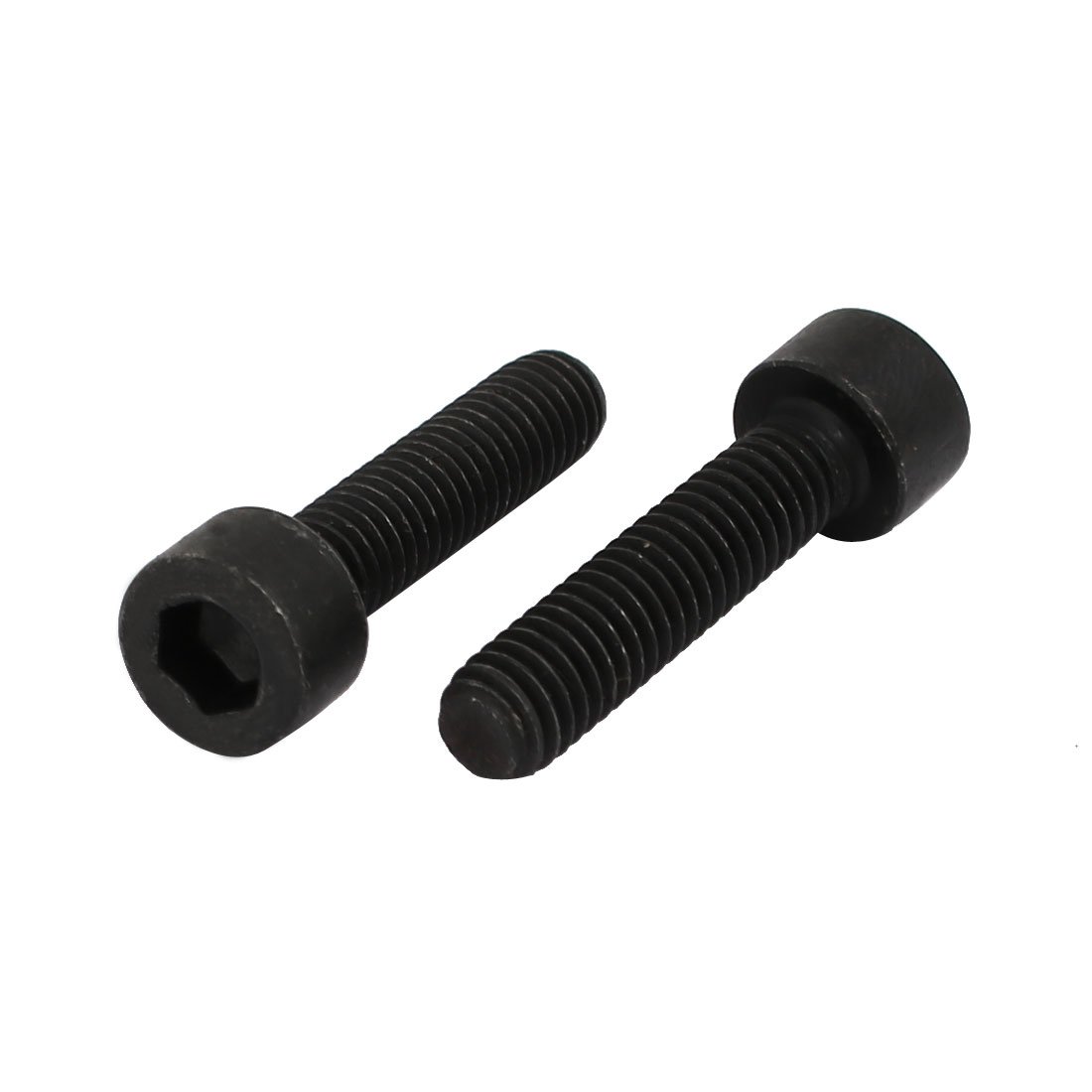 Sourcingmap 8.8 Grade M6x25mm Full Threaded Hex Socket Drive Left Hand Thread Bolt 2pcs
