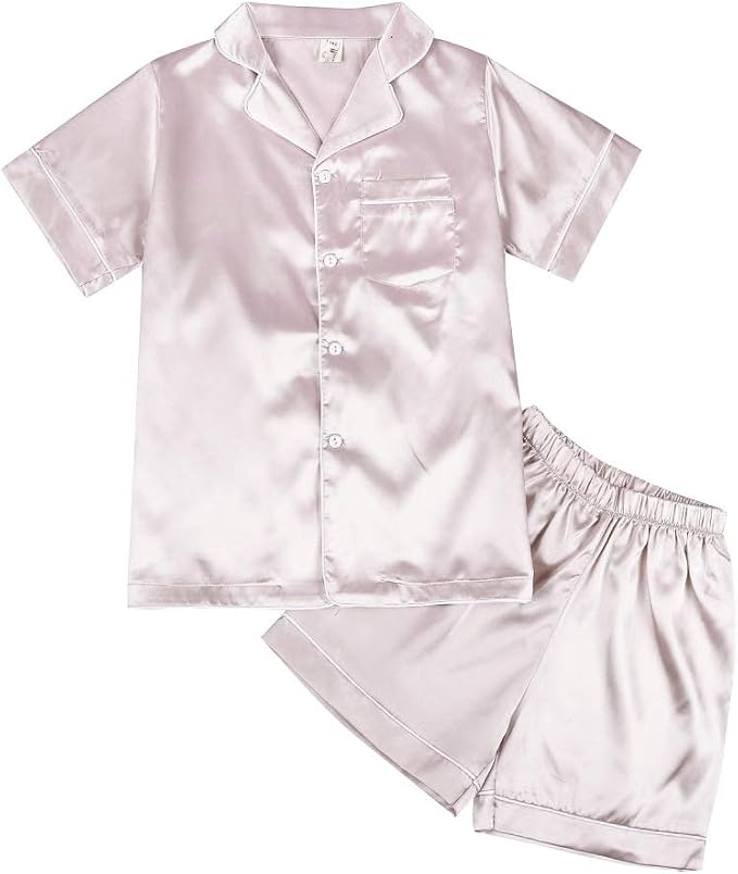 baby girl silk pajamas