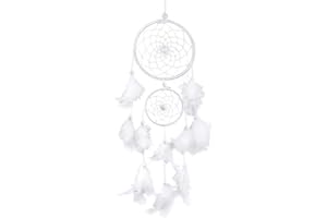 Dream Catcher, Handmade Wall Hanging Decoration Traditional Feather Dreamcatcher Wall Art Craft Gift for Kids Girls Bedroom