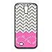 Design For You Colorful Chevron Pattern Live the Life You Love, Love the Life You Live Samsung Galaxy S4 9500 Durable Plastic Case Without Glitter