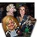 YuHe Blonde Short Curly Wig Synthetic Fiber Heat Resistant Wig Costume Cosplay Hair Replacement Wig for Women