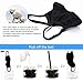 MZYARD Cool Luminous Face Mouth Mask Black for Rave and Club 5 Pack