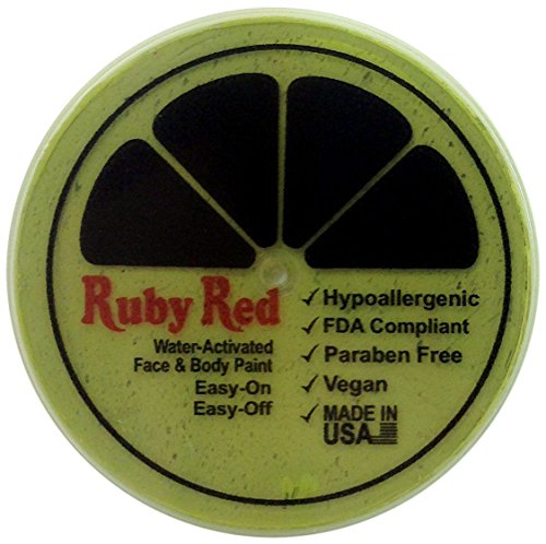 Ruby Red Paint, Inc. 75M900 Face Paint, 75ml, UV Invisible