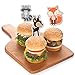 Woodland Creatures - Dessert Cupcake Toppers - Baby Shower or Birthday Party Clear Treat Picks - Set of 24