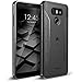 Poetic Karbon Shield Slim Fit LG G6 Case with Anti-Slip Side Grip and Carbon Fiber Texture for LG G6 Black