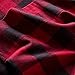 Amazon Brand – Stone & Beam Rustic Buffalo Check Flannel Bed Sheet Set, Queen, Red and Black