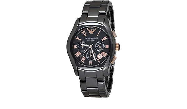 relógio emporio armani masculino ceramica ar1410