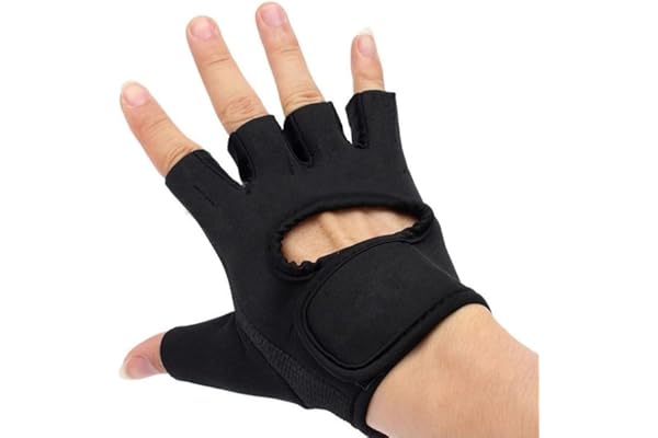 Par de Luva Academia Musculação Feminina Masculina Luva Ciclismo Treino Fitness Ginástica Proteção Antiderrapante Anticalos Ajustável Acolchoada Anatômica Unissex Neoprene Respirável Tamanho Único