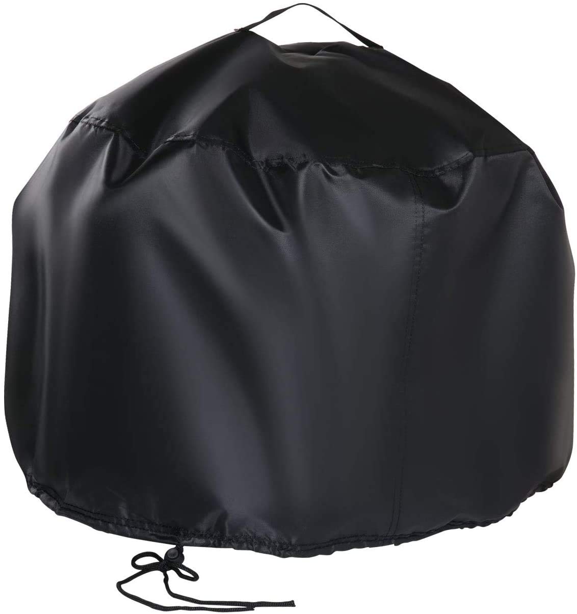 Onlyme Round Fire Pit Cover, φ52x37cm Fire Bowl Cover Waterproof with Handle and Drawstring for Solo Stove Pizza Oven/Firepit, Oxford Windproof Dustproof Protective for Camping