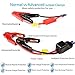 DBPOWER 500A Peak 12000mAh Portable Car Jump Starter Auto Battery Booster, Engines up to 3L Gas and 2.5L Diesel, Portable Jump Starter with Smart Charging Port, Compass & LCD Screen & LED Flashlight