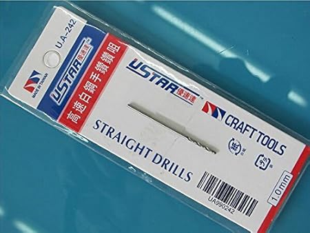 Generic U-STAR UA-242 Drill Bit 1.0mm,Model Kits Tool,Made in TaiWan
