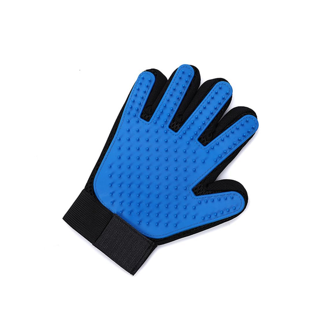 Cat Brush Glove, 1 Pack, Right Hand Grooming Glove, Pet Hair Remover Mitt, Pet Brush Glove, Cat Grooming Glove, Dog Grooming Glove, Efficient Massage Glove, for Cats & Dogs with Long & Short Fur, Blue