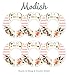Modish Labels Baby Clothes Size Dividers, Baby Closet Organizers, Size Dividers, Closet Organizer, Closet Dividers, Clothes Organizer, Girl, Flowers, Hearts, Pink, Gold, White, Stripes (Baby)