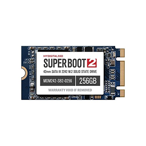 MyDigitalSSD 256GB Super Boot 2 (SB2) 42mm M.2 2242 NGFF SATA III (6G) SSD Solid State Drive (256GB 